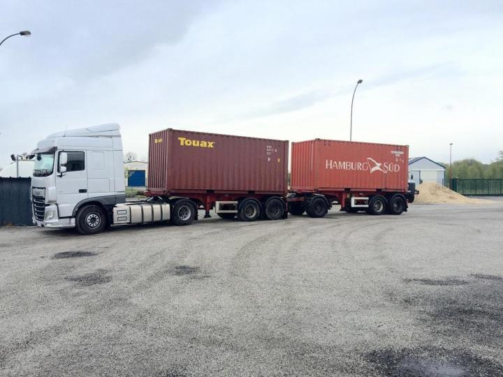 Transport de container Havre