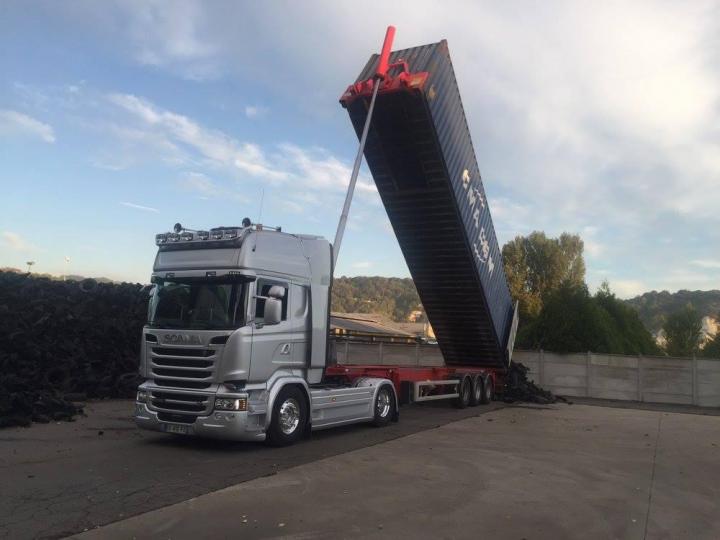 Châssis basculant 20’ et 40’ Havre